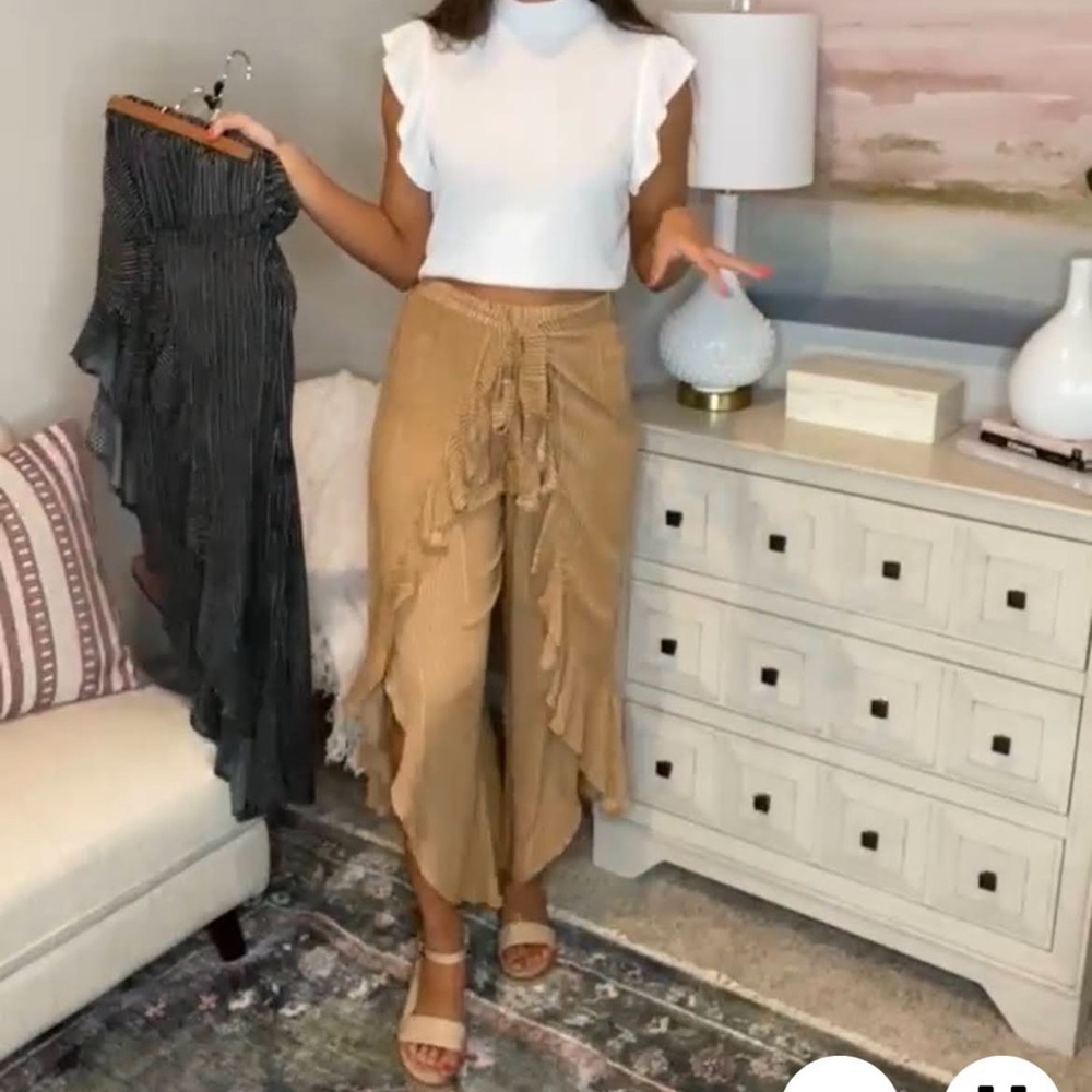 Asymmetrical Black Pants